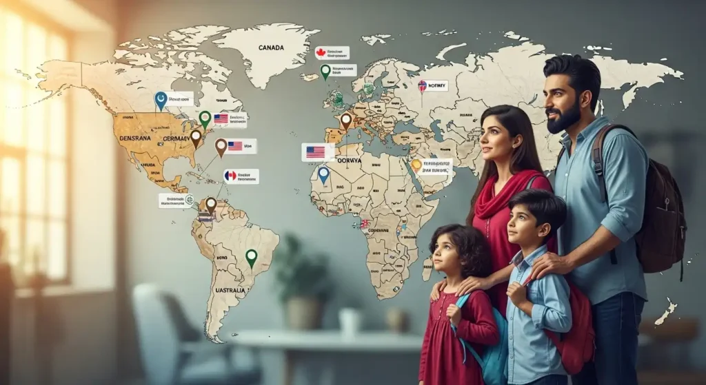 top Countries to Migrate to from Pakistan