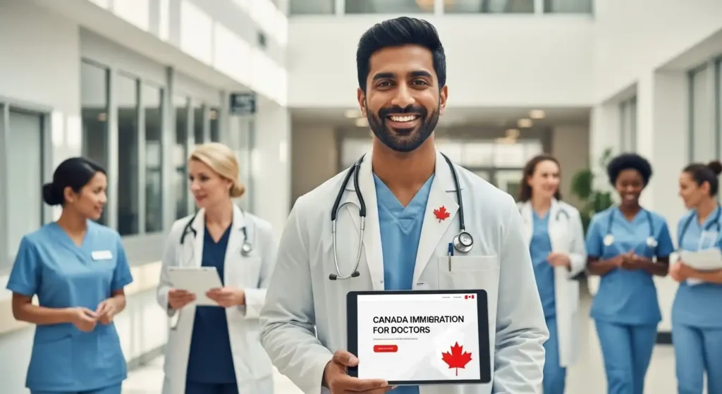 Doctors can immigrate to Canada primarily through the Express Entry system